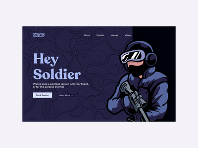 Gamer - Landing Page app design game gamer illustration topology web app web design