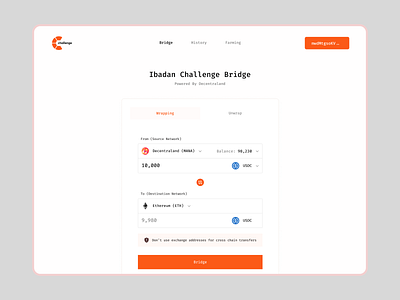 Crypto Bridges Web Design