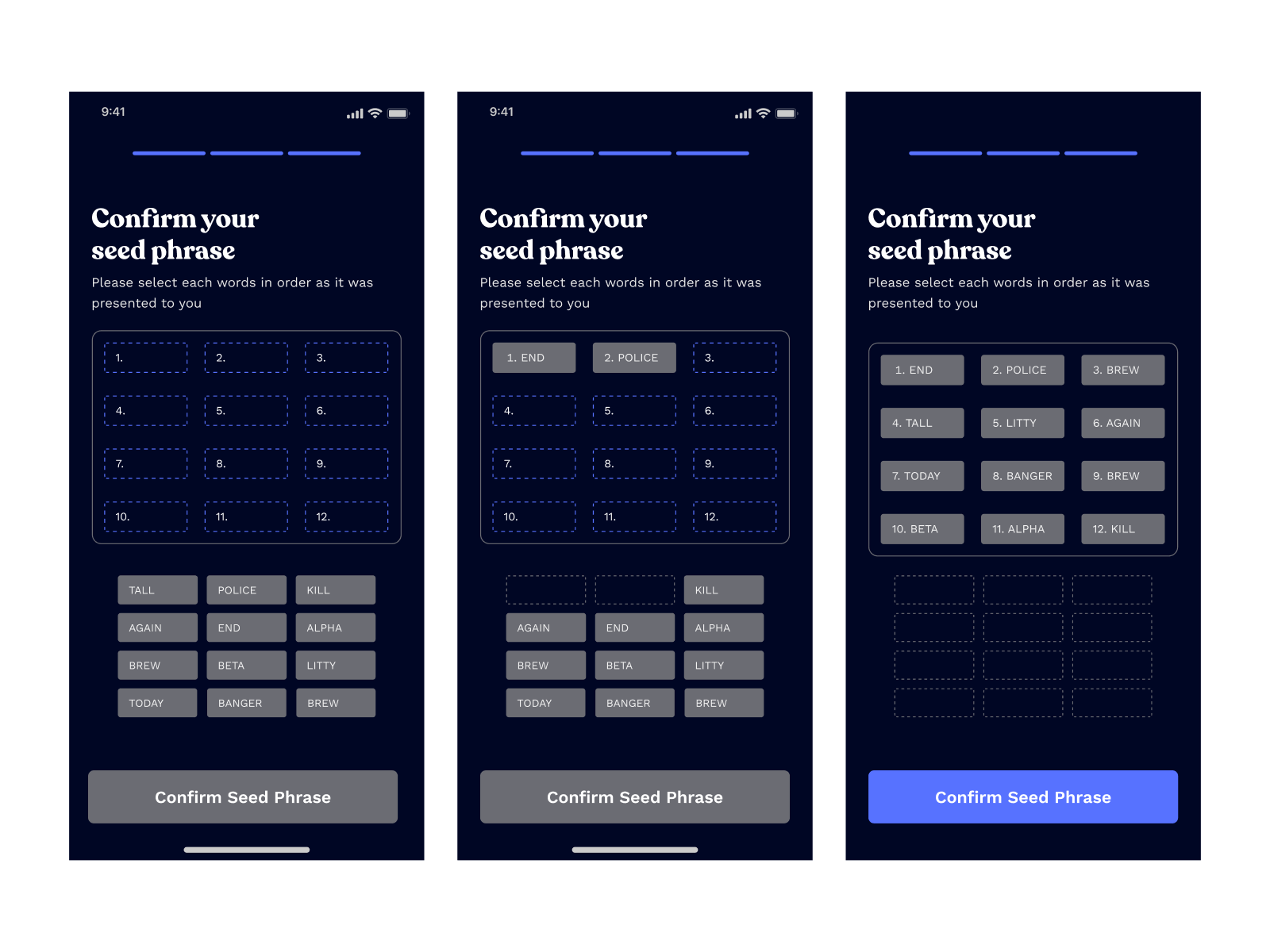 confirm-seed-phrase-mobile-ui-by-orezi-mena-on-dribbble