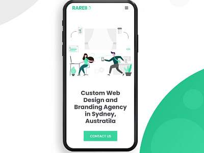 Mobile Homepage Design