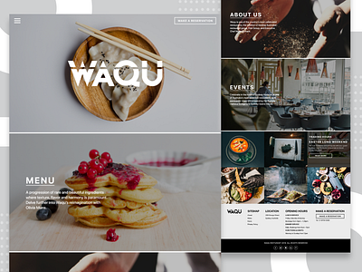 Restaurant Web Design design food restaurant ui ux web website