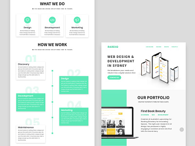 Landing Page Design apps clean design homepage illustrations landing page design ui ux web design company web development company website