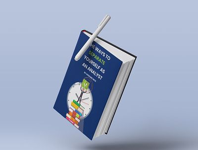 E-Book Cover book cover branding clean cover art design e book financial analyst ui ux website