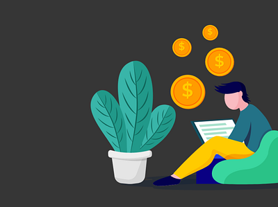 Finance Design app app design branding cactus clean custom web design design finance graphicdesign illustration investments money tree ui uiux ux web website