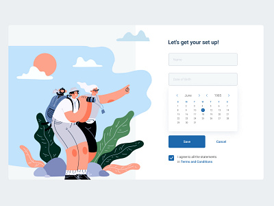 Registration form design calendar design figma forms registration registration form ui ux web