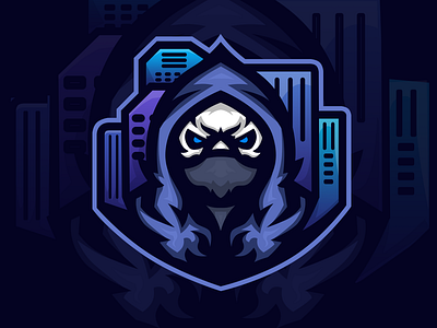 Mascot character esport logo esports ilustracja mascot character