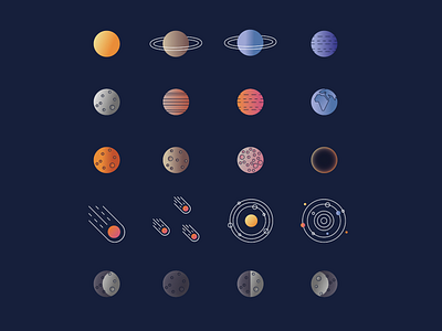 Cosmos Icon Set