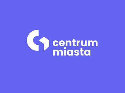 Centrum Miasta Logo branding design geometric logo logo design logotype minimal minimal logo monogram monogram design