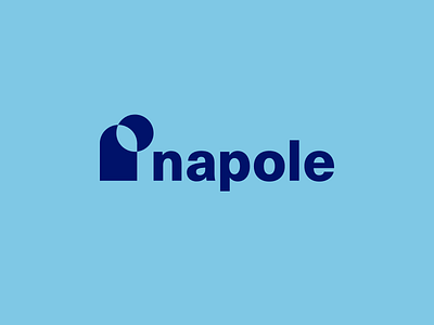 Napole App Logo app logo blue brand identity branding branding and identity branding design geometric geometric art geometric logo logo logo design logotype logotype design minimal minimal logo travel app