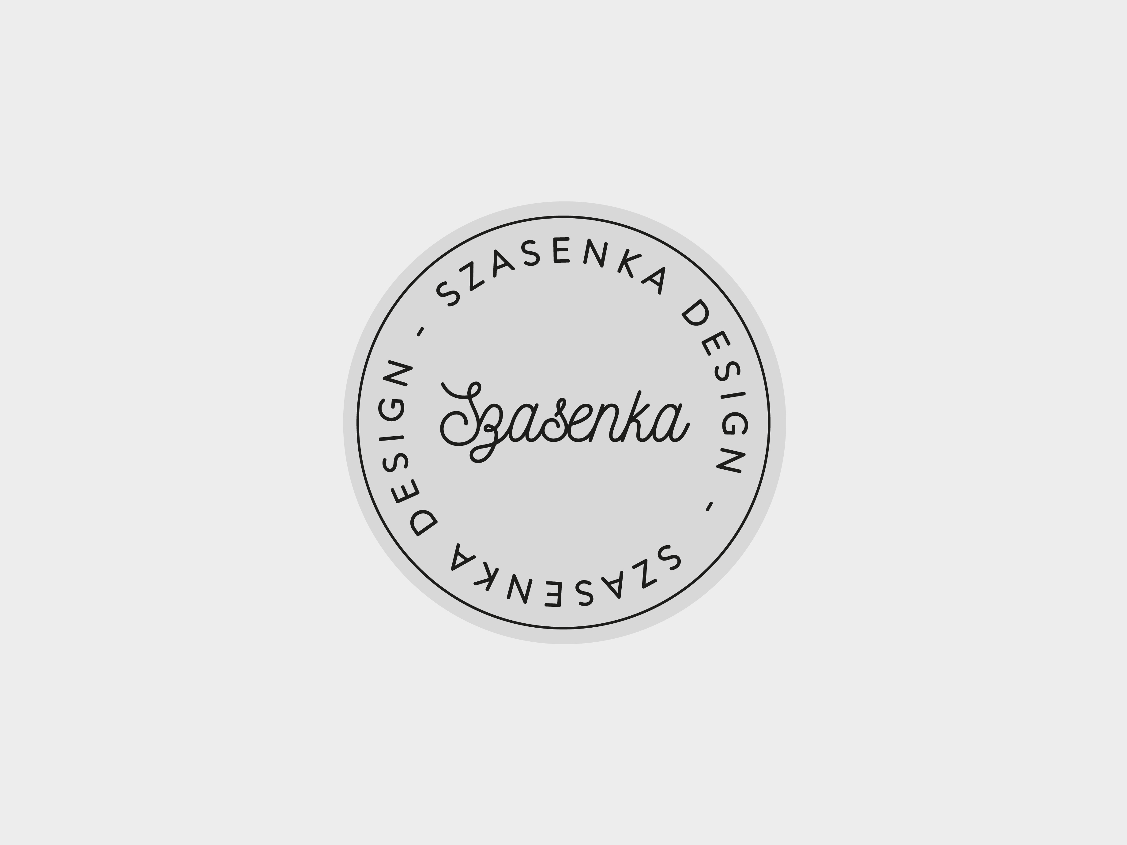 Szasenka Logo Design (2019) by Medgyesy Nikolett on Dribbble