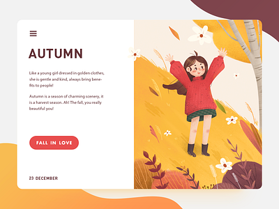 AUTUMN design illustration