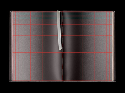 Honbako Book Mockup Template - Grids