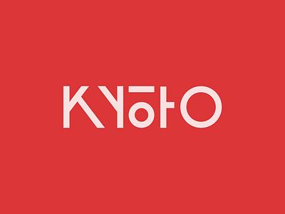 'Kyoto' Logo in Hikari Typeface