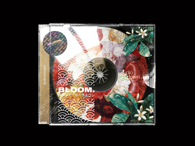 Bloom album artwork cd cd artwork design floral mockup