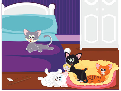 illustration for children book book cat cat illustration изобразительное искусство иллюстрация персонаж