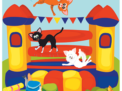 illustration for children book изобразительное искусство иллюстрация иллюстрация кошки книга кошка персонаж распечатать