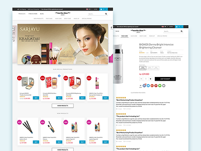 Martha Tilaar Online Shop cosmetics decorative e commerce make martha sariayu shop tilaar up ux web