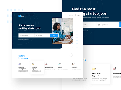 Web UI for Human resource company branding delivery delivery app design education elearning hr human resource minimal ui web