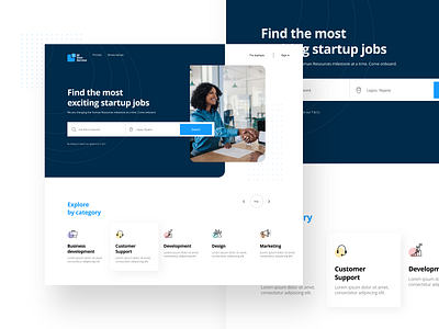 Web UI for Human resource company