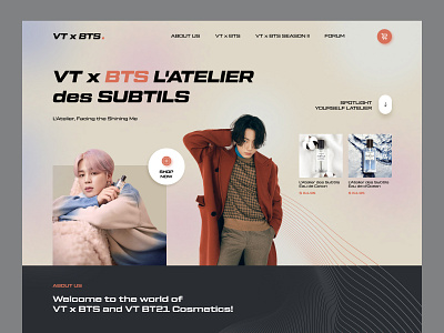 VT x BTS L'ATELIER des SUBTILS // redesign