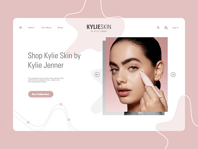 KYLIE SKIN REDESIGN // LANDING PAGE