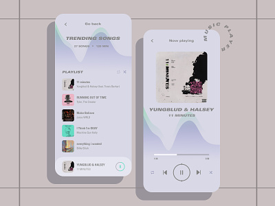 MUSIC PLAYER app app design design designer mobile music music app music player player ui uiux uiux designer uiuxdesign web webdesign