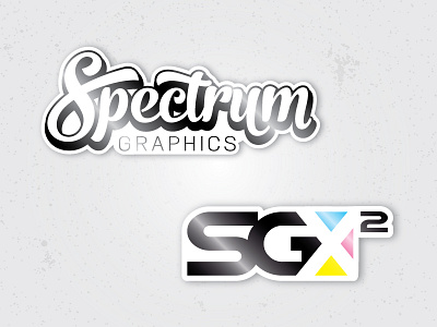 Spectrum Graphics (SGx2) Stickers branding decals logo stickers