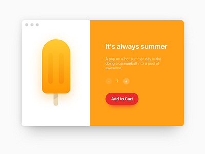 Popsicle design popsicle shopping ui