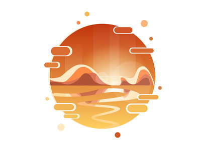 Sahara desert design digital art digital illustration dribbble icon illustration logo sahara vector