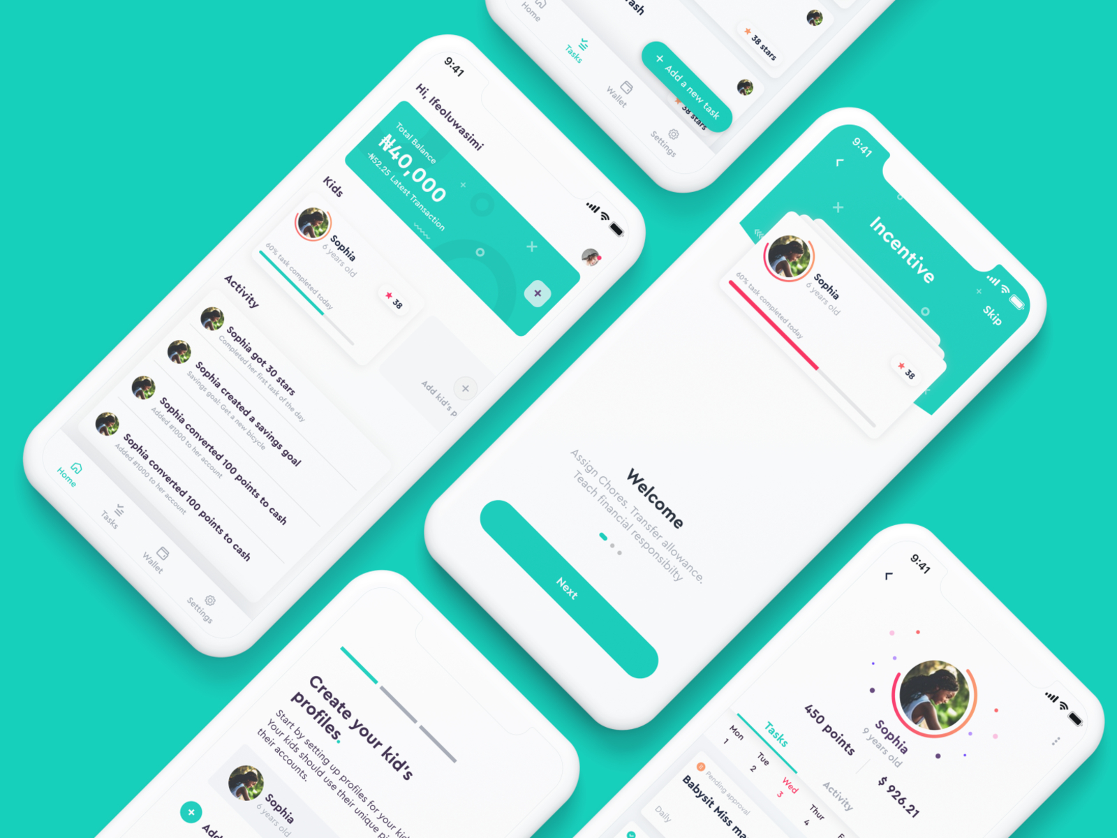 Incentive App Design by Ifeoluwasimi Olusola on Dribbble