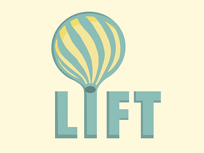 2/50 Daily logo Challenge. brand daily challenge dailylogochallenge hot air balloon lift logo logodesign logoplay procreate