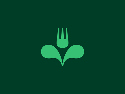 Veggie bio branding design food food logo fork graphic design green healthy icon icon design leaf logo logo design mark simple vector vegan veggie veggies