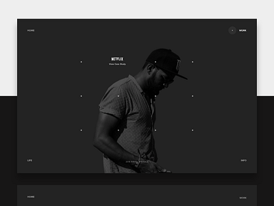 Portfolio Website Redesign V1 creative freelancer homepage minimal motion portfolio simple site ui ux web