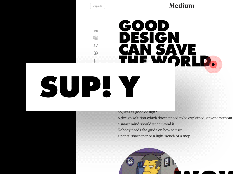 Good Design Can Save The World By Rahul Bhosale On Dribbble 