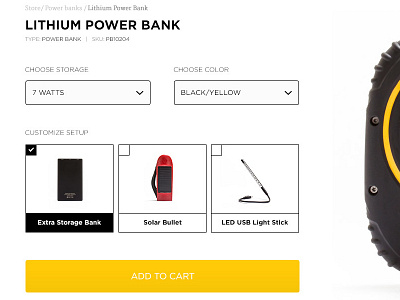 Customization Options ecommerce product page shopify