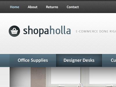 New Ecommerce Theme ecommerce navigation