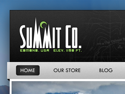 Climb On! v3 e commerce header logo navigation