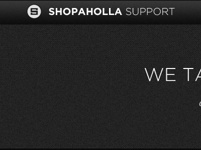 New Support Website e commerce shopping support