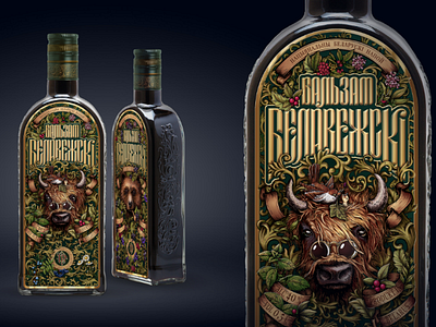 Balsam "Belovezskiy" alcohol alcoholdesign belarusiandesign belarusianspirits branding designspirits spirits