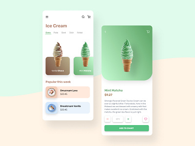 Ice cream app