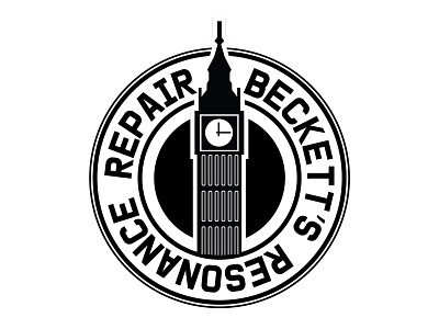 Beckett's Resonance Repair design illustration logo