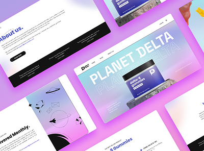 Planet Delta brand guidelines branding design graphic design logo web design