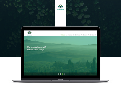 Bhavana Web UI creative daily challange home page design web design