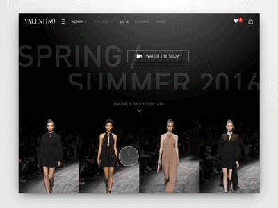 SS16 Flow clothing e-commerce ecommerce fashion gif ipad luxury mobile principle product shopping