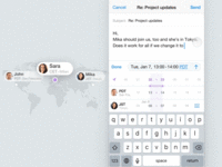 Timezone Widget Concept 1