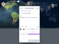 Timezone Widget Concept 2