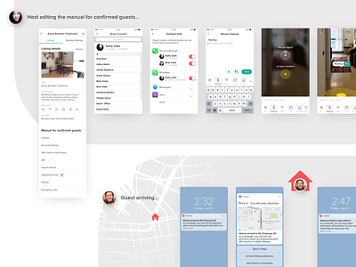 Airbnb Guest Manual Concept airbnb ar augmented reality location makeitbetter navigation principle travel ux