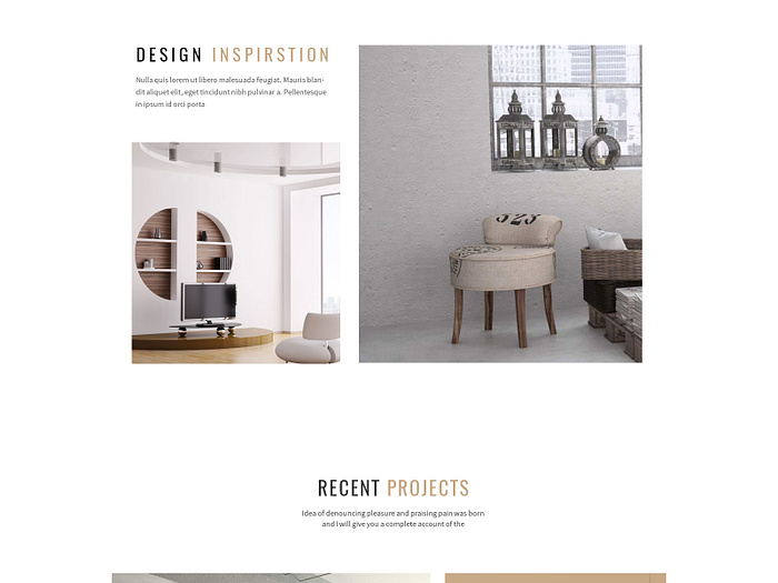 InteriorX Interior Website Design by Themefisher ☯ on Dribbble