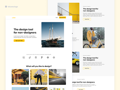 Design Home Page dailyui design figmaafrica graphic design technology ui uidesigner uiux uiuxdesign