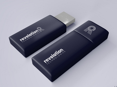 Revelation Tech Flash Drive brand identity branding graphic design technology